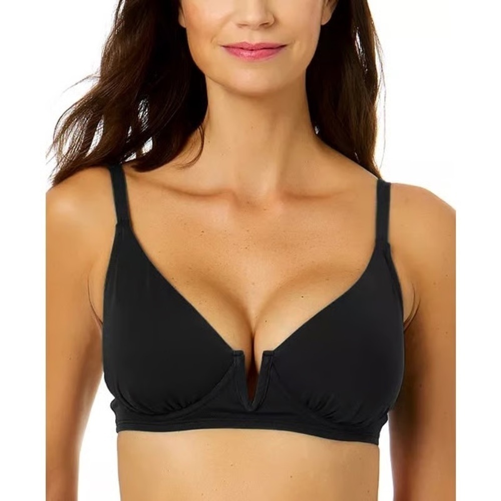 NWT Anne Cole V Wire Elongated Underwire Top